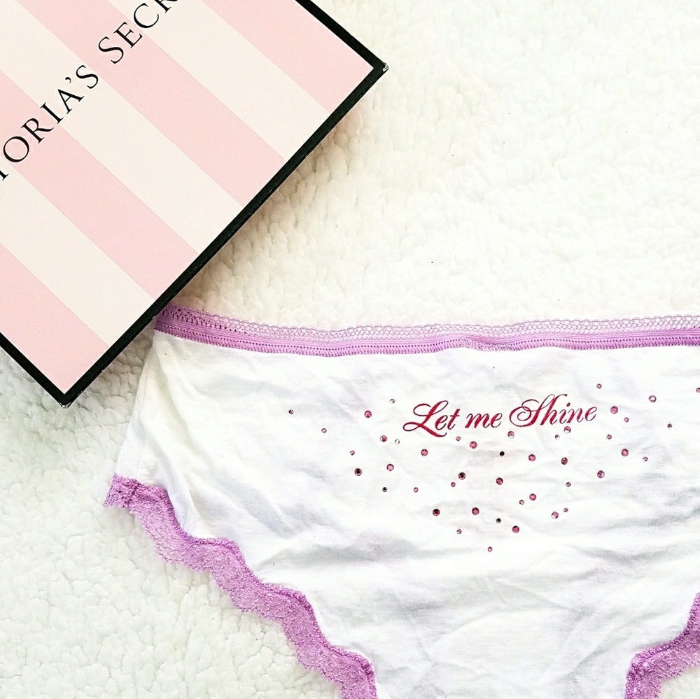 Victoria's Secret Bling Hipster Panties Sparkle XS